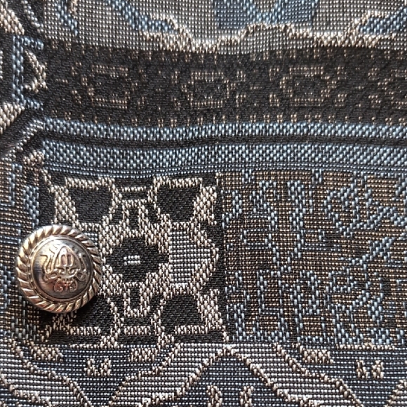 Tudor Court Black and Gray Patterned Jacket - Picture 9 of 10